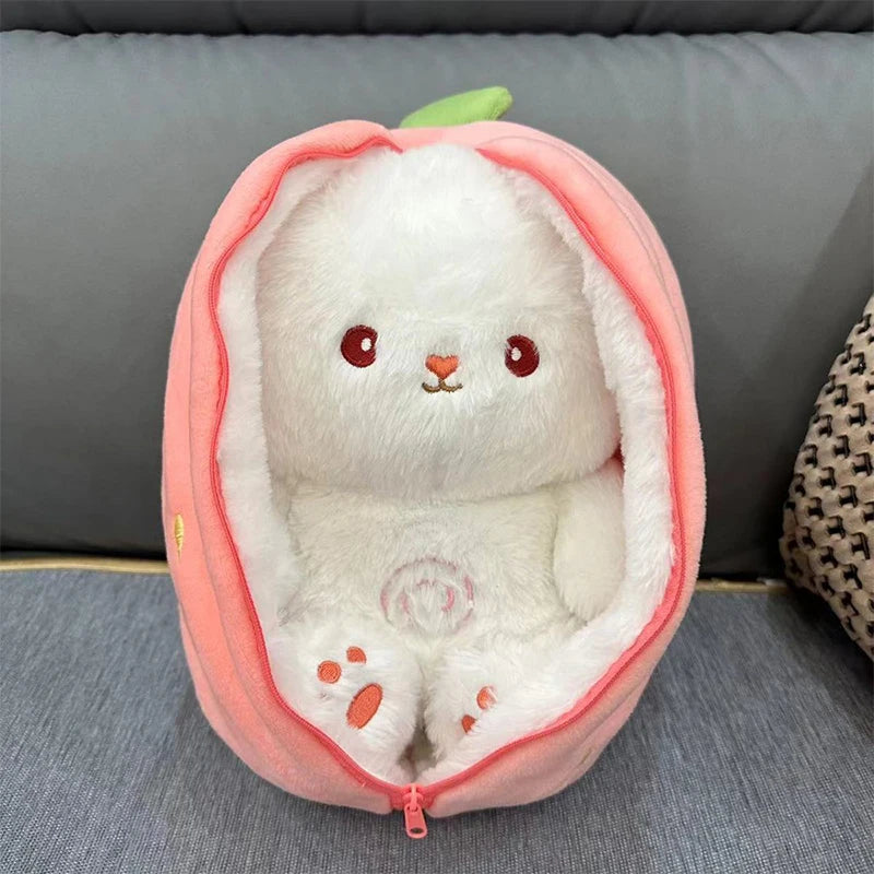 Musical Plush Rabbit Doll – Kawaii Baby Soother with Light, Soft Plush Toy